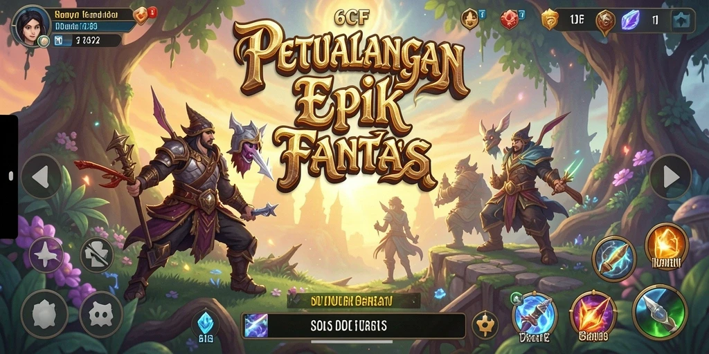 Tampilan gameplay 6CF yang menarik dan mendalam.