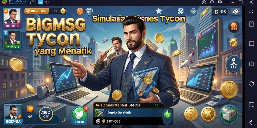 Tangkapan layar yang menunjukkan gameplay Tycoon yang menarik dan interaktif.