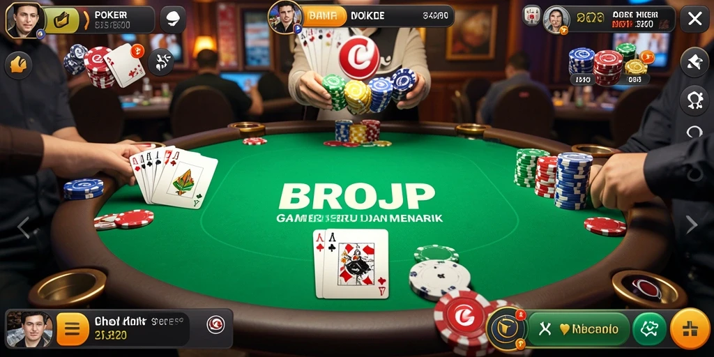 Tampilan gameplay BROJP yang menegangkan dan kompetitif.