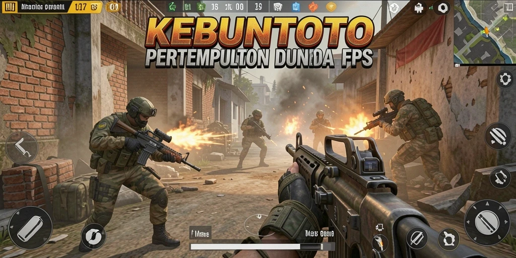 Tampilkan aksi seru di KEBUNTOTO dengan gameplay FPS yang intens.
