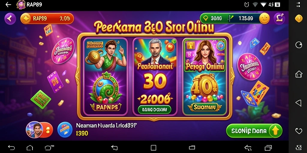 Tampilan gameplay RAP89 yang menawan dengan berbagai fitur menarik.