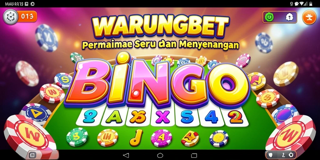 Tampilan seru gameplay Bingo di WARUNGBET.