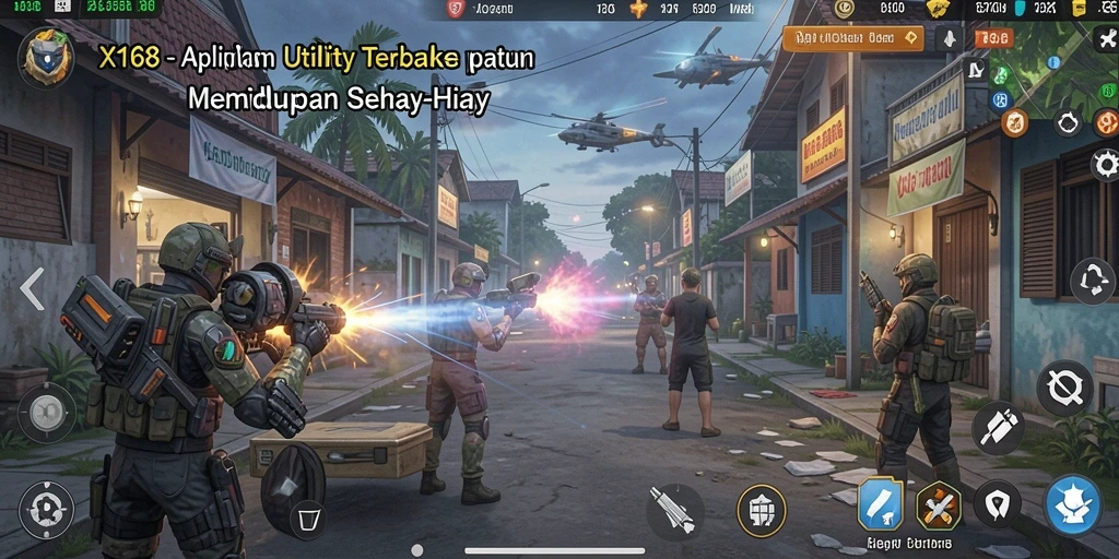 Tampilan antarmuka aplikasi X168 yang ramah pengguna dan informatif.