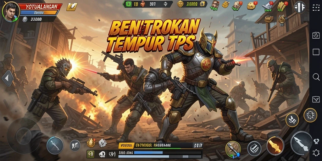 Gameplay seru YOYO88 dalam pertempuran TPS.